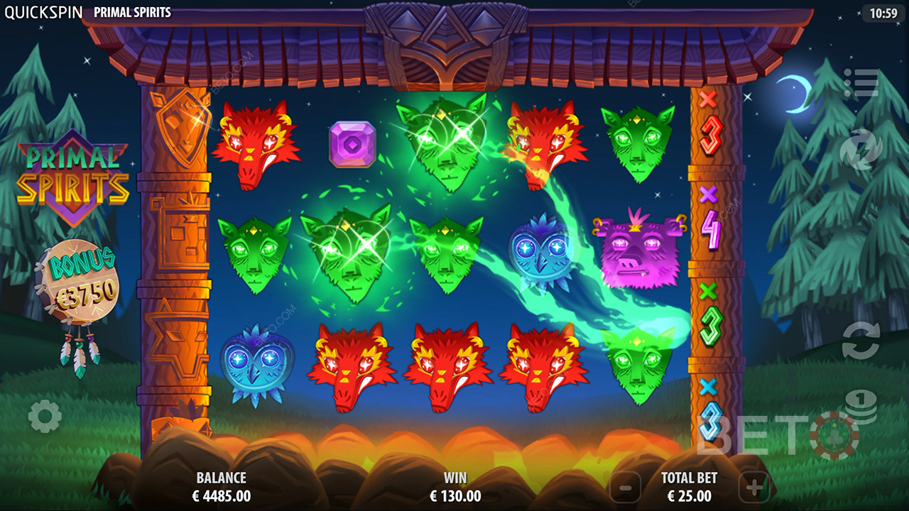 Revisão de Primal Spirits por BETO Slots