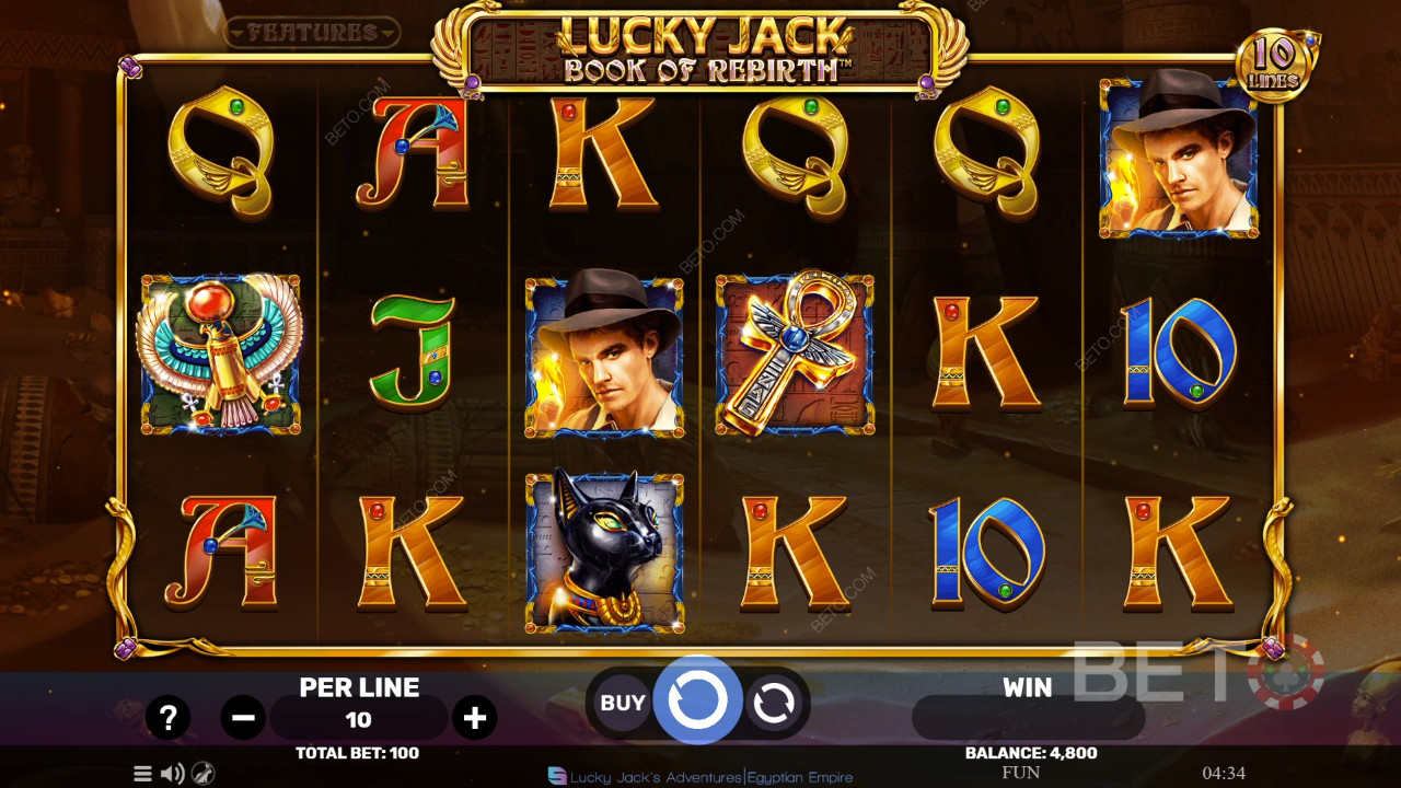 Lucky Jack - Book Of Rebirth Revisão por BETO Slots
