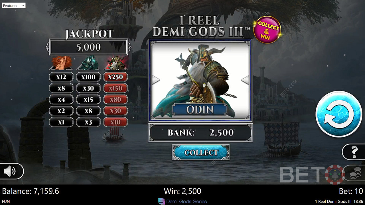 1 Reel Demi Gods III Jogo Grátis