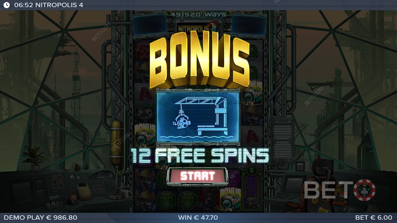 Ganhe 50.000x a sua aposta na slot machine Nitropolis 4!