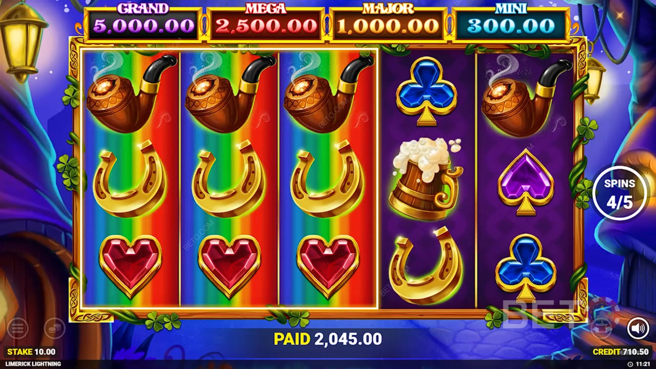 Revisão de Limerick Lightning por BETO Slots