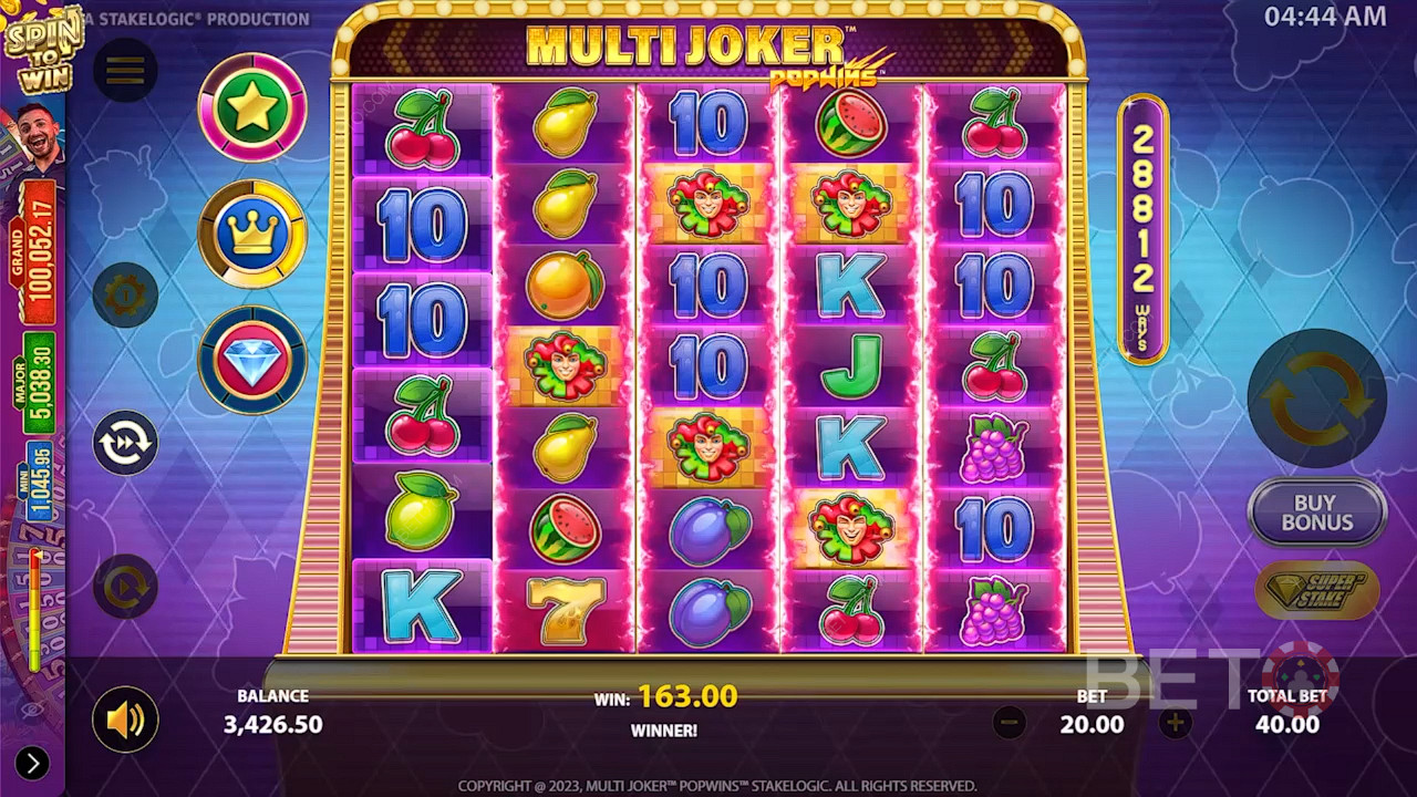 Multi Joker Popwins Jogo Grátis