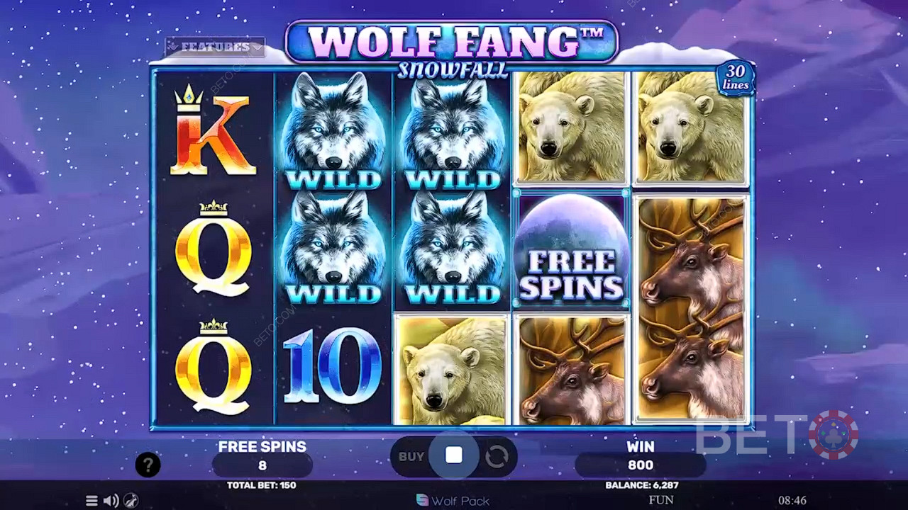 Wolf Fang Snowfall Jogo Grátis