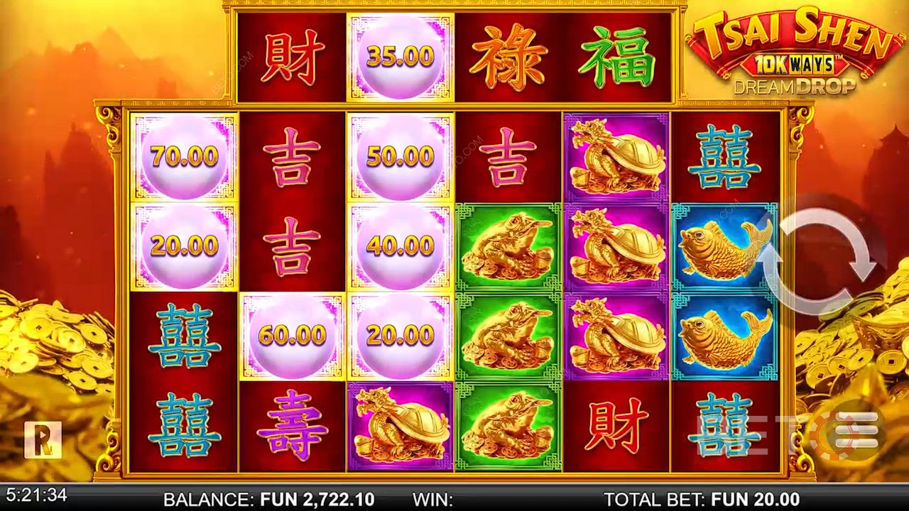 Tsai Shen 10K Ways Dream Drop Jogo Grátis