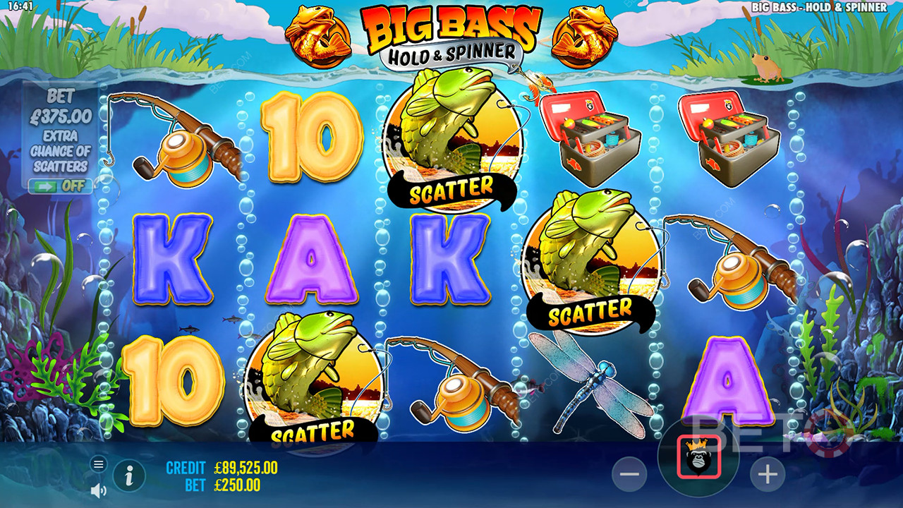Tema e design: Aventura de pesca