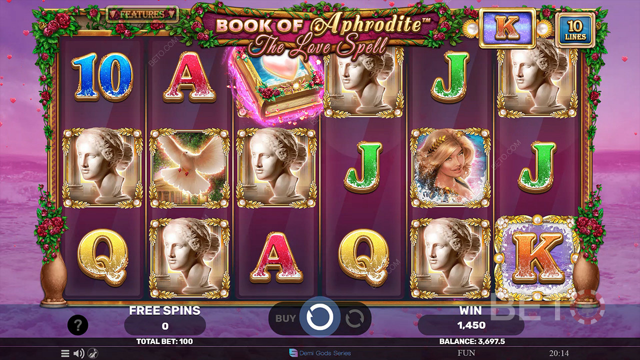 Book Of Aphrodite - The Love Spell Jogo Grátis