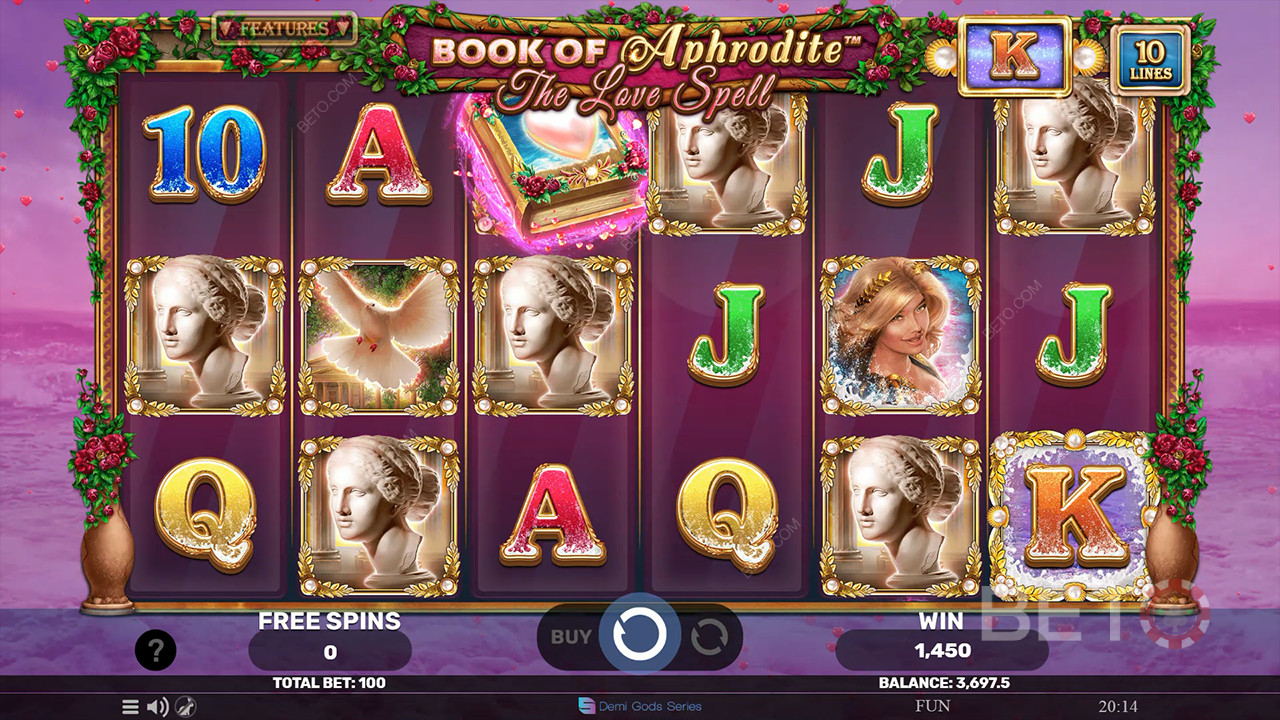 Livro de Afrodite - O Feitiço do Amor Resenha por BETO Slots