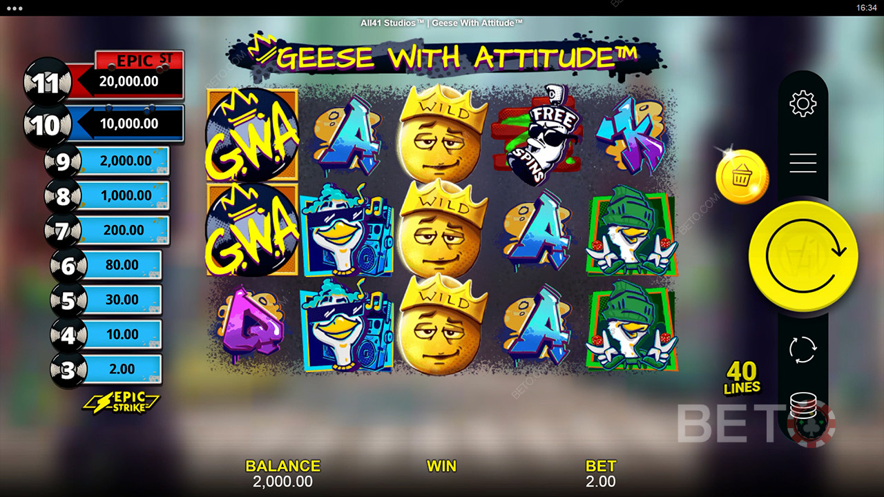 Gansos com Atitude Resenha feita por BETO Slots