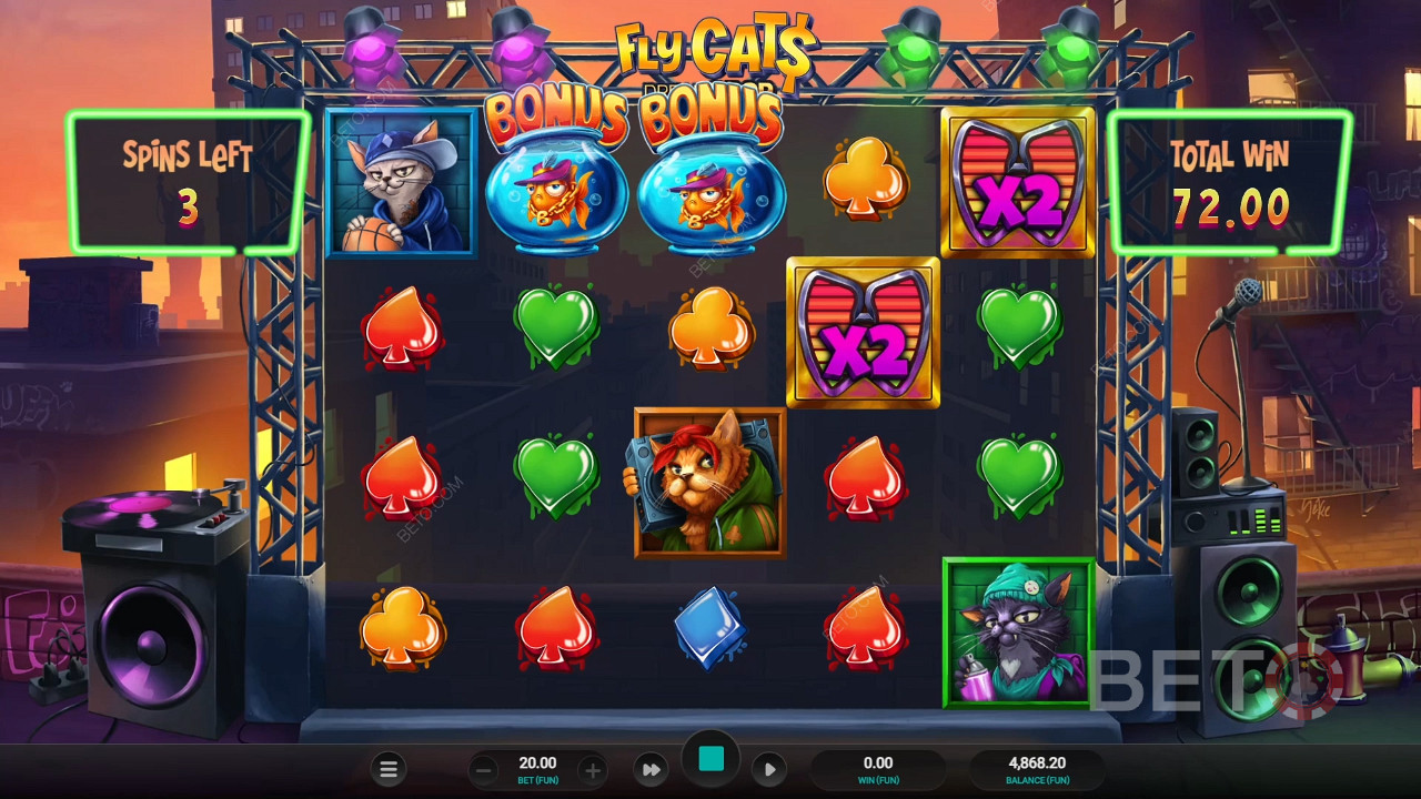 Fly Cats Dream Drop Jogo Grátis