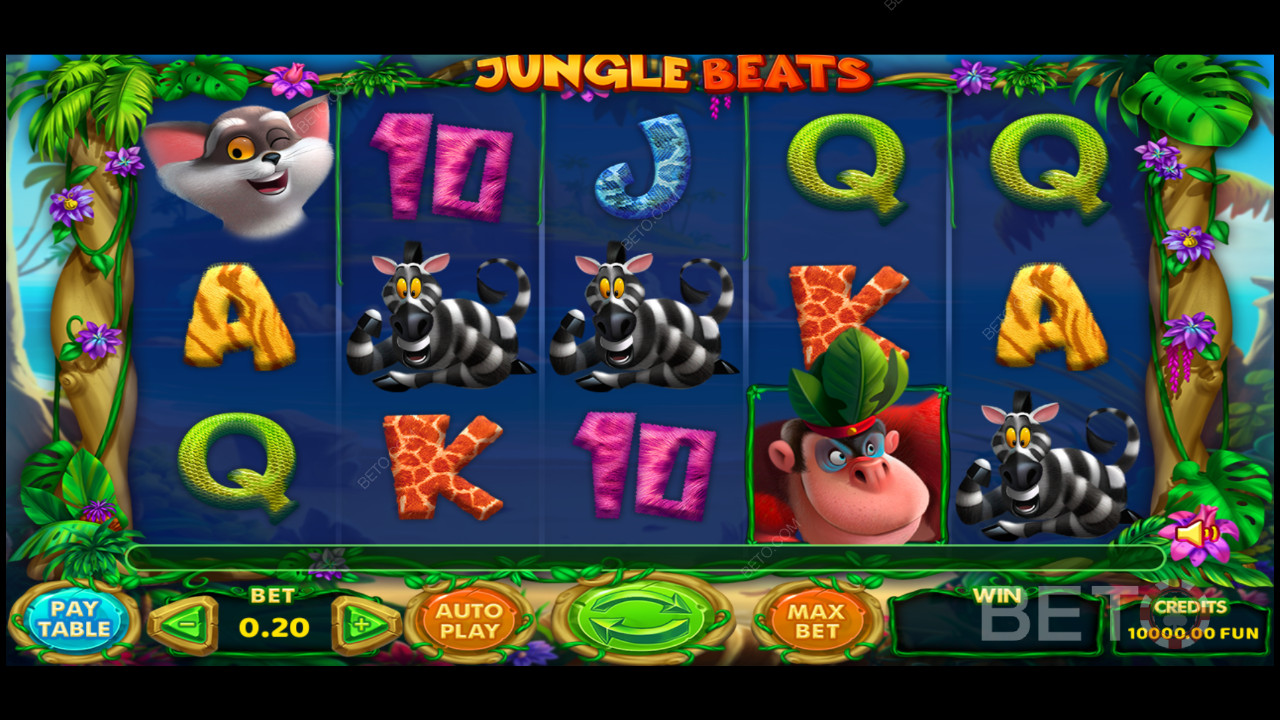 Avaliação de Jungle Beats por BETO Slots