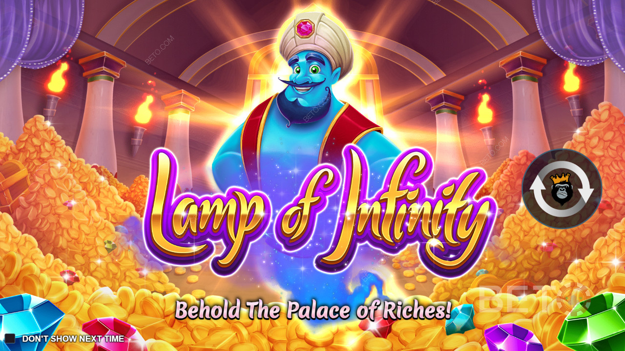 Peça ao génio para realizar os seus desejos na slot online Lamp of Infinity