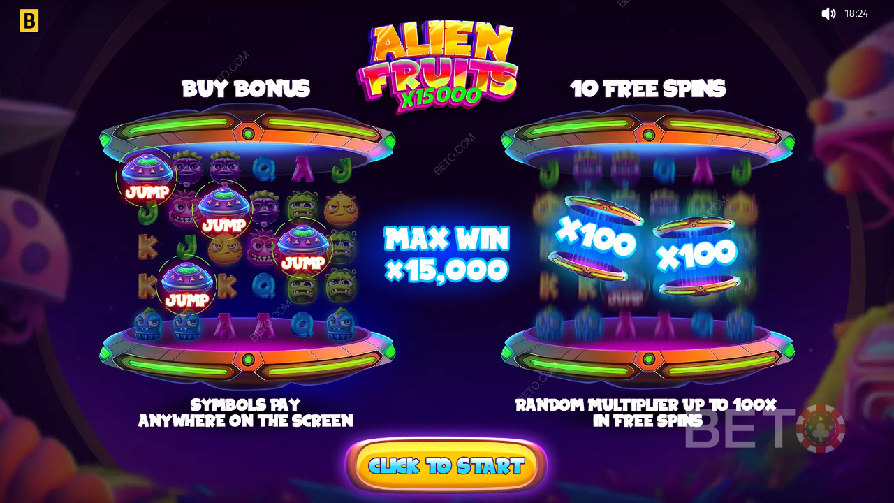 Alien Fruits Slot Machine: Deve rodá-la?