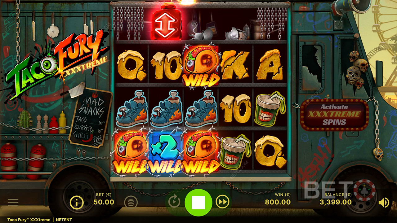 Taco Fury XXXtreme Avaliação por BETO Slots
