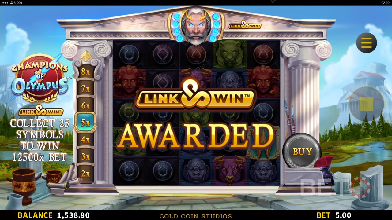 Revisão de Champions of Olympus por BETO Slots