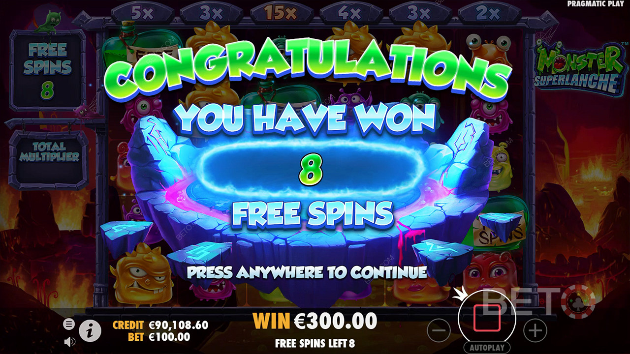 Ganhe 5.000x a sua aposta na Slot Superlanche Monstro!