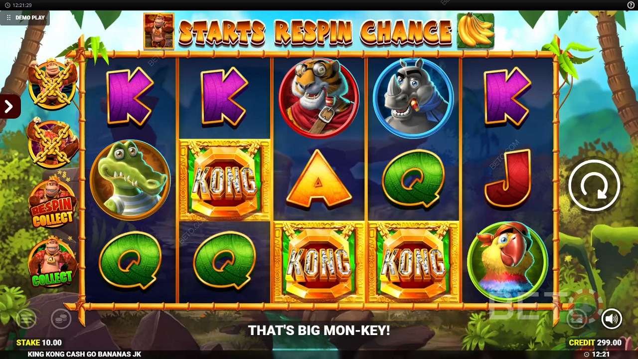 King Kong Cash Go Bananas Jogo Grátis