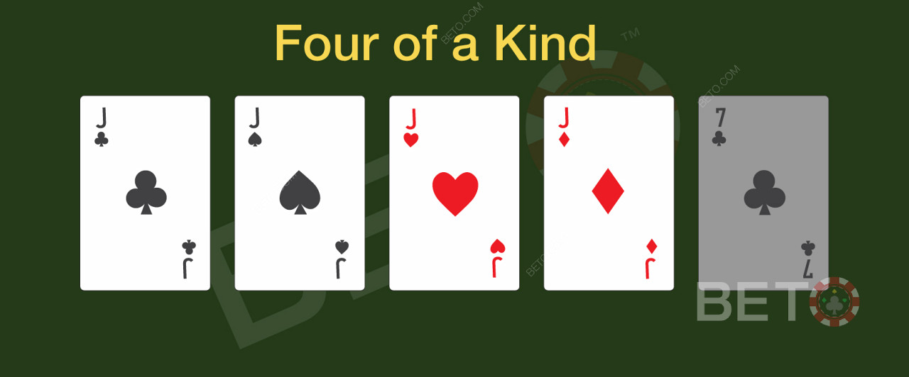 Quatro da mesma espécie no póquer