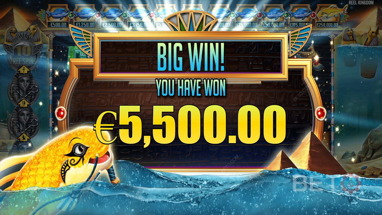 Ganhe 10.000x a sua aposta na Slot Online Olho de Peixe!