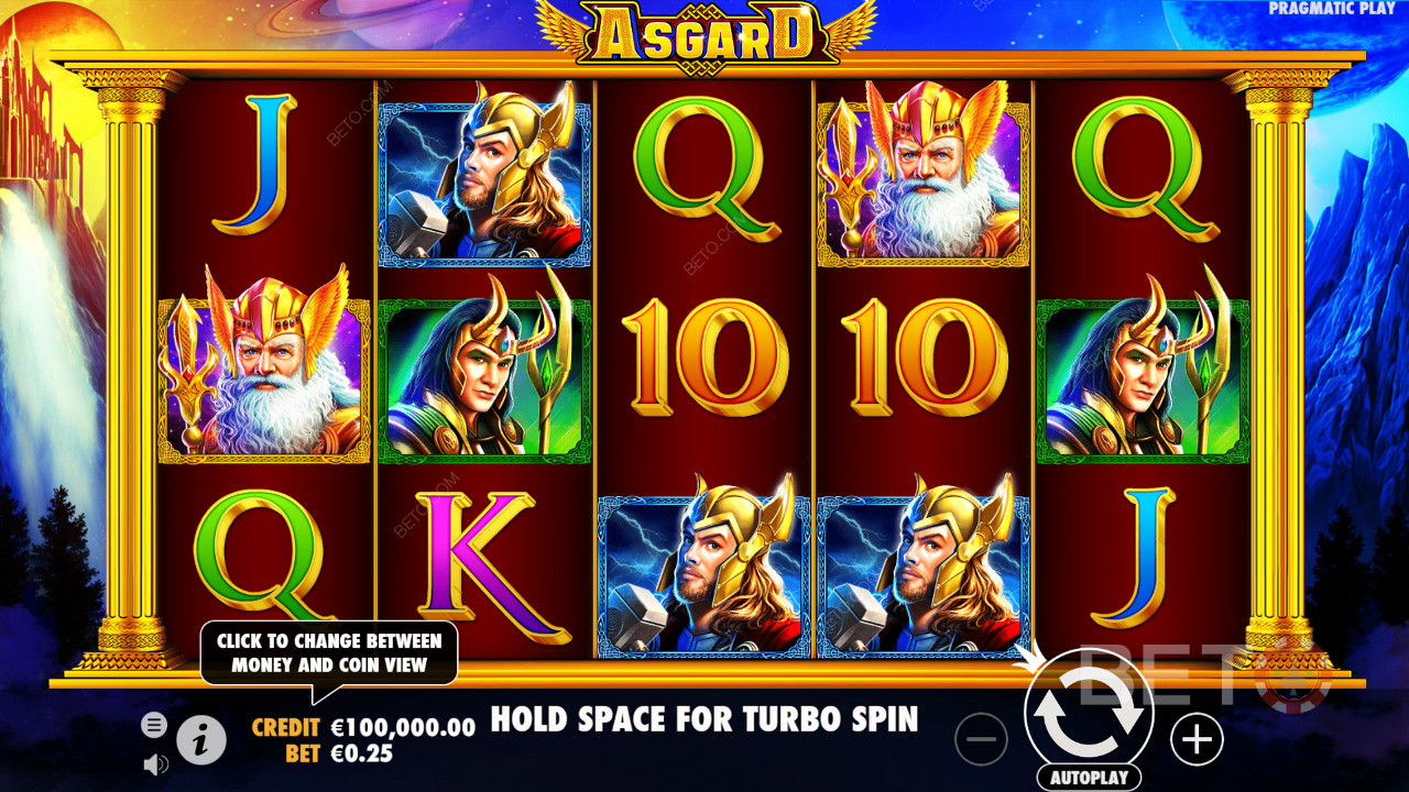 Os deuses da slot machine Asgard são semelhantes às personagens de filmes populares