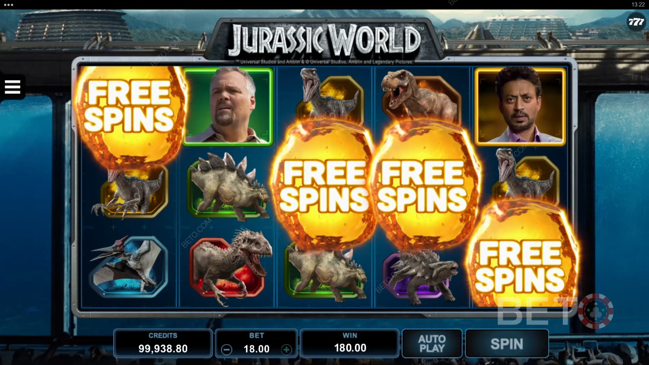 Jurassic World Resenha de BETO Slots