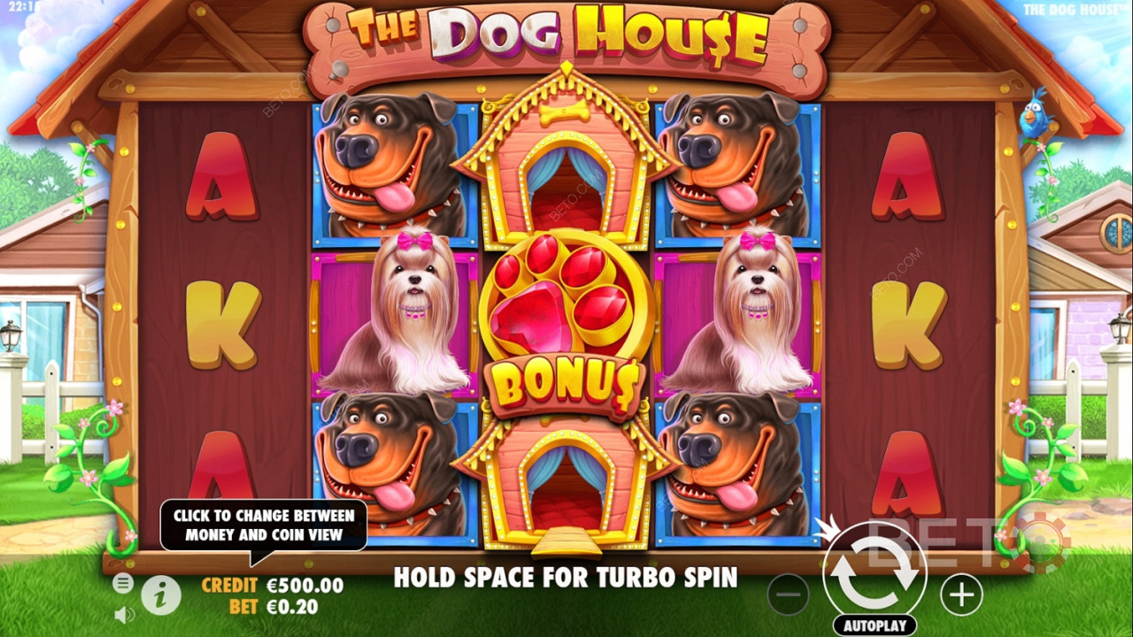 Bónus especial em The Dog House Slot Machines