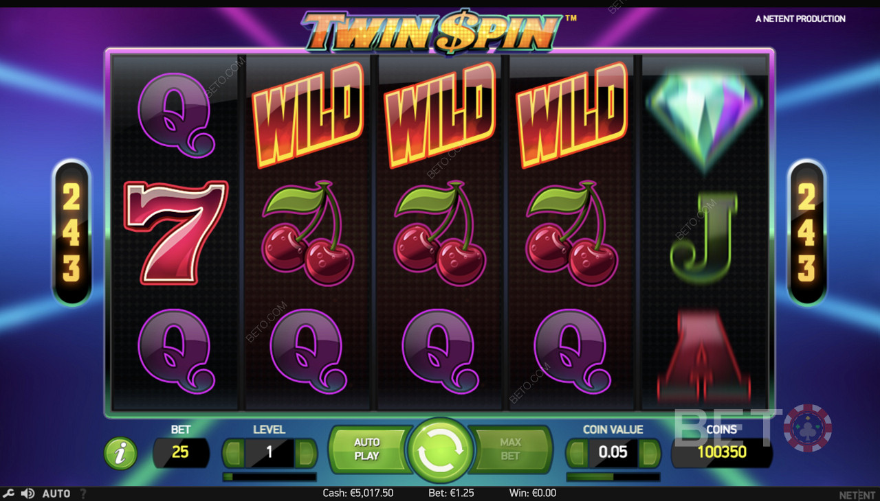 Uma combinação de três tipos em Twin Spin