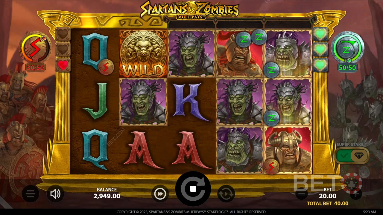 Spartans vs Zombies Jogo Grátis