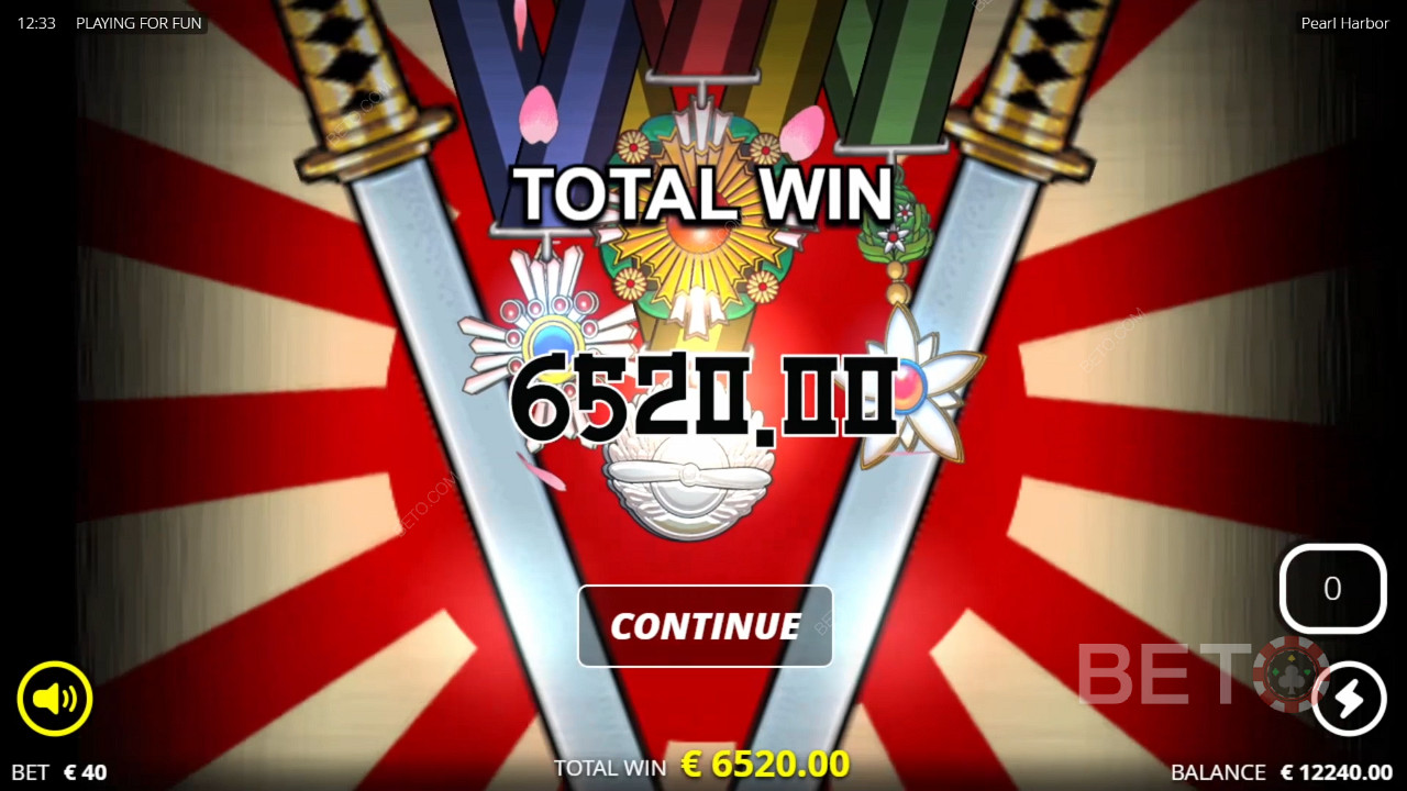 Ganhe 41.127x a sua aposta na Slot Pearl Harbor!