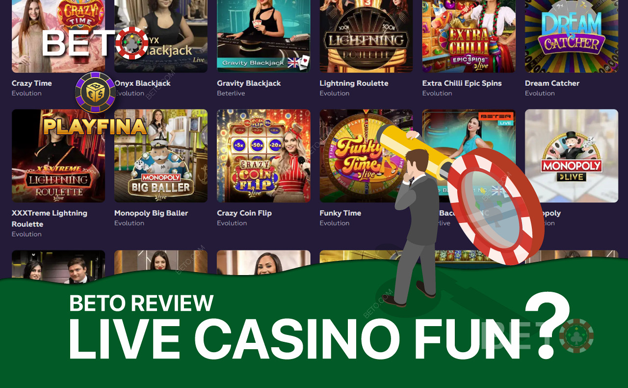 O Playfina Live Casino oferece uma vasta seleção de jogos de dealer populares.
