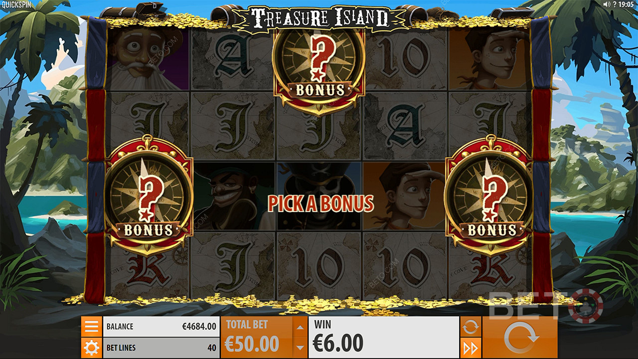 Treasure Island (Quickspin)  Jogo Grátis
