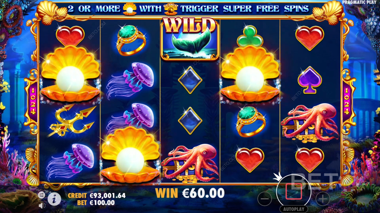 Queen of Atlantis Resenha de BETO Slots