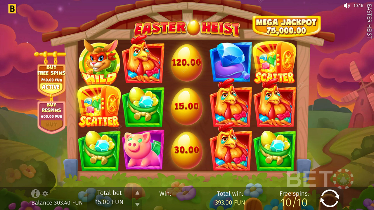 Avaliação do Easter Heist por BETO Slots