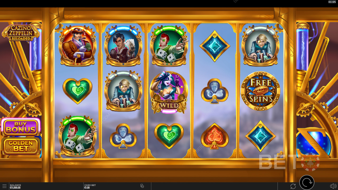 Cazino Zeppelin Reloaded Avaliação por BETO Slots