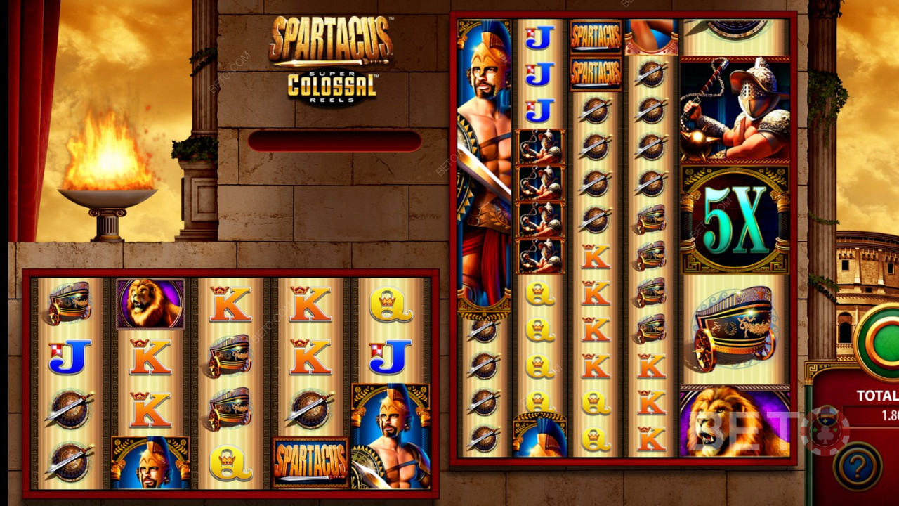 Spartacus Super Colossal Bobinas Online Slot