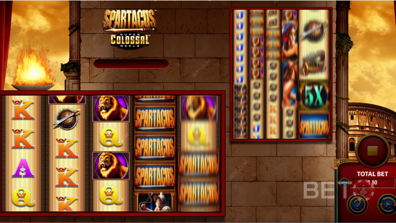 Spartacus Super Colossal Bobinas Online Slot