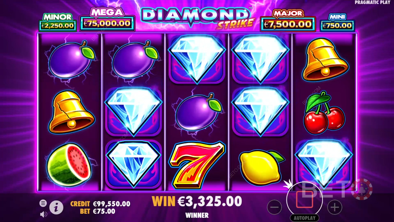 Tema e design: Brilho clássico do casino