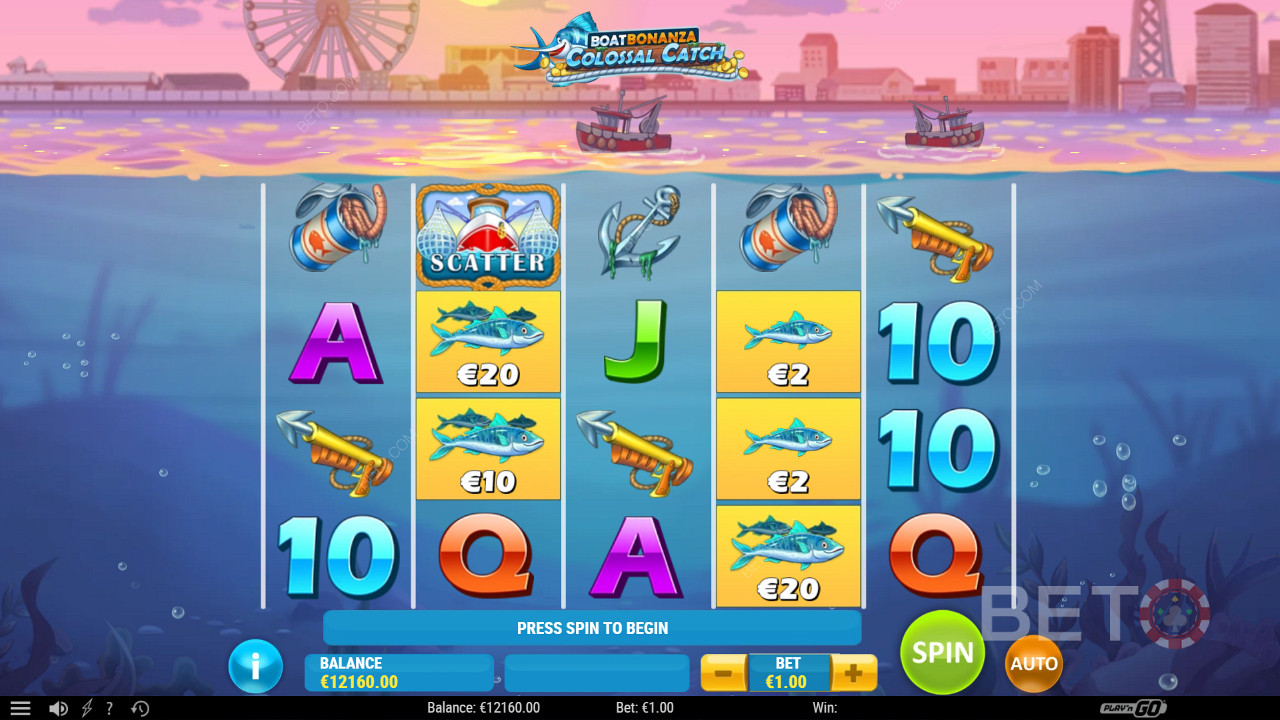 Boat Bonanza Colossal Catch  Jogo Grátis