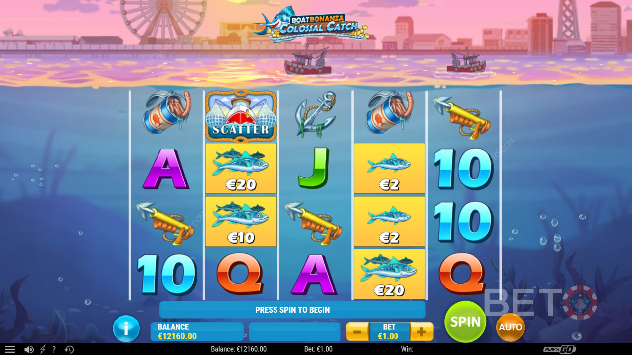 Boat Bonanza Colossal Catch Resenha feita por BETO Slots