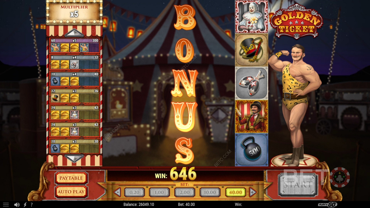 Golden Ticket (Play'n Go) Jogo Grátis