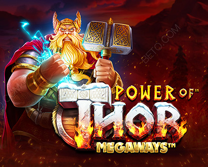 Ganhe dinheiro real no poder de Thor slot online.  Um dos melhores jogos de slots.