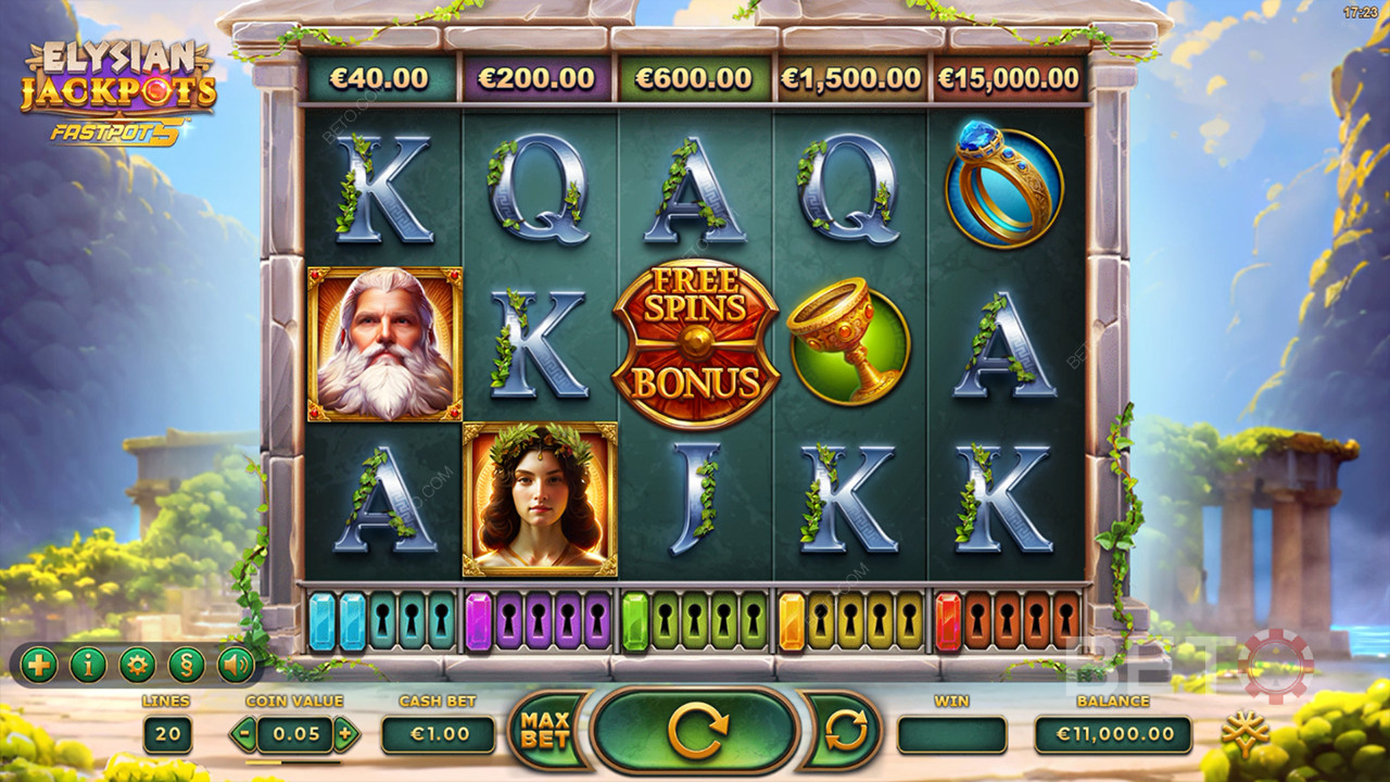 Elysian Jackpots Revisão por BETO Slots