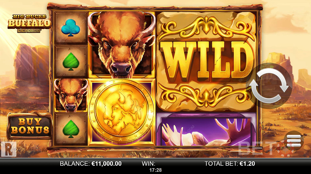 Big Bucks Buffalo Gigablox Jogo Grátis