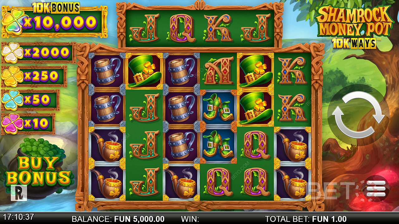 Shamrock Money Pot 10K Ways Jogo Grátis