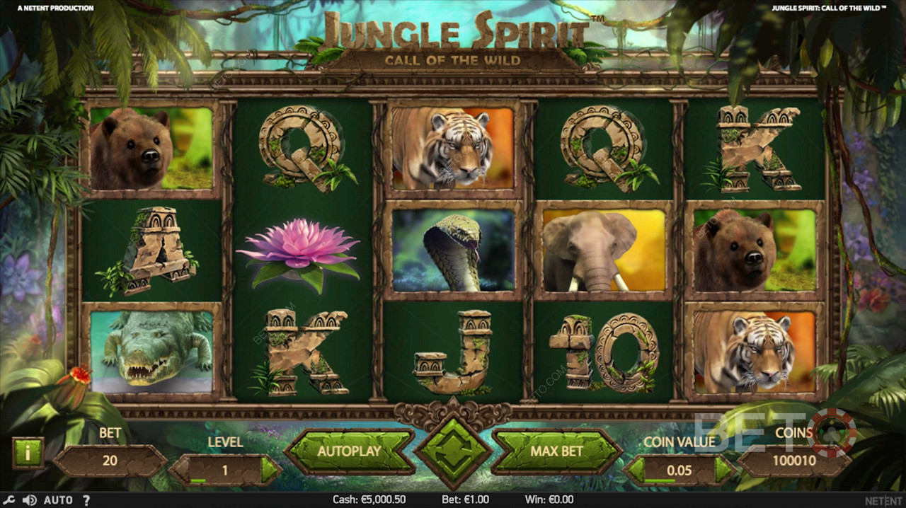 O Espírito da Selva: Chamada da Slot Online Selvagem