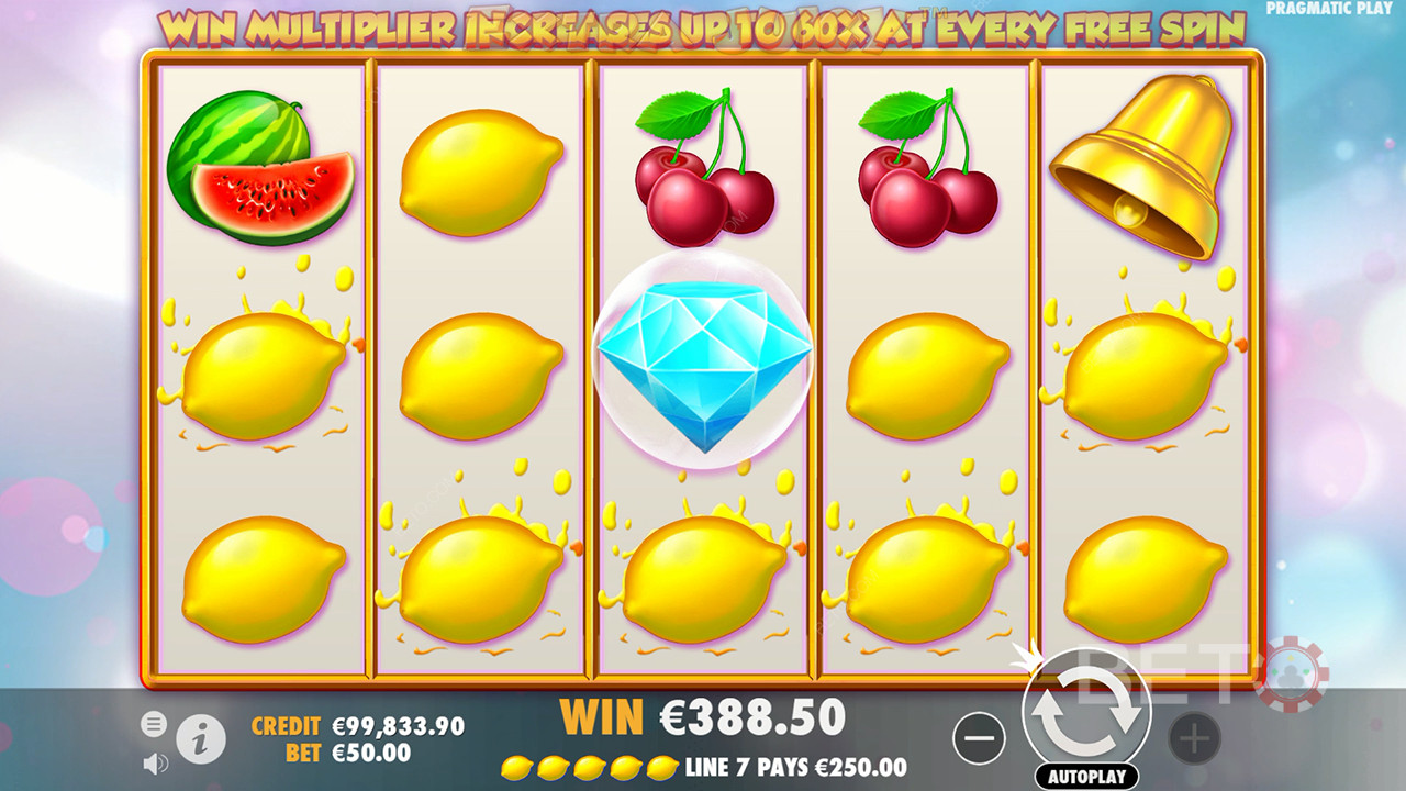 Funcionalidades de bónus explicadas em Extra Juicy por Pragmatic Play