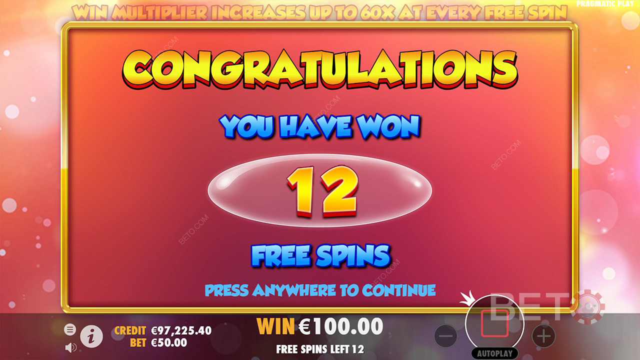 Ganhe 60.000x a sua aposta na Slot Machine Extra Juicy!