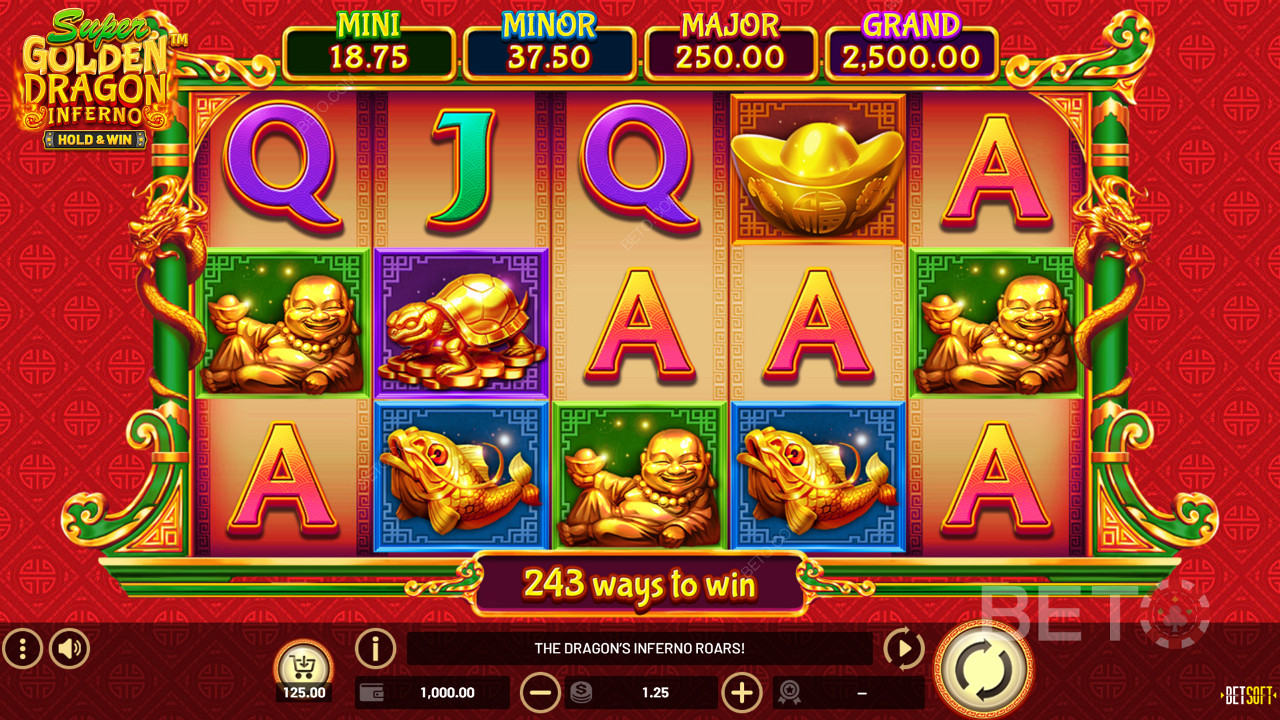 Super Golden Dragon Inferno  Jogo Grátis