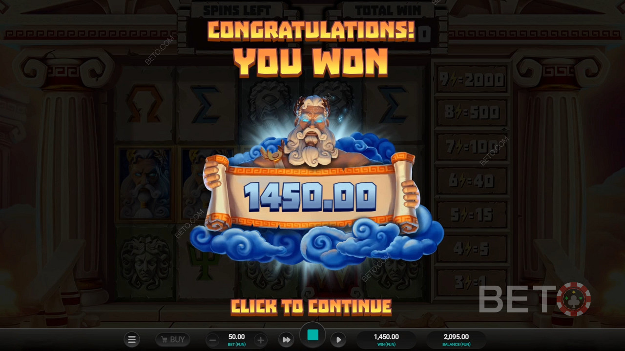 Ganhe 2.000x a sua aposta na Slot Online Titan Strike!