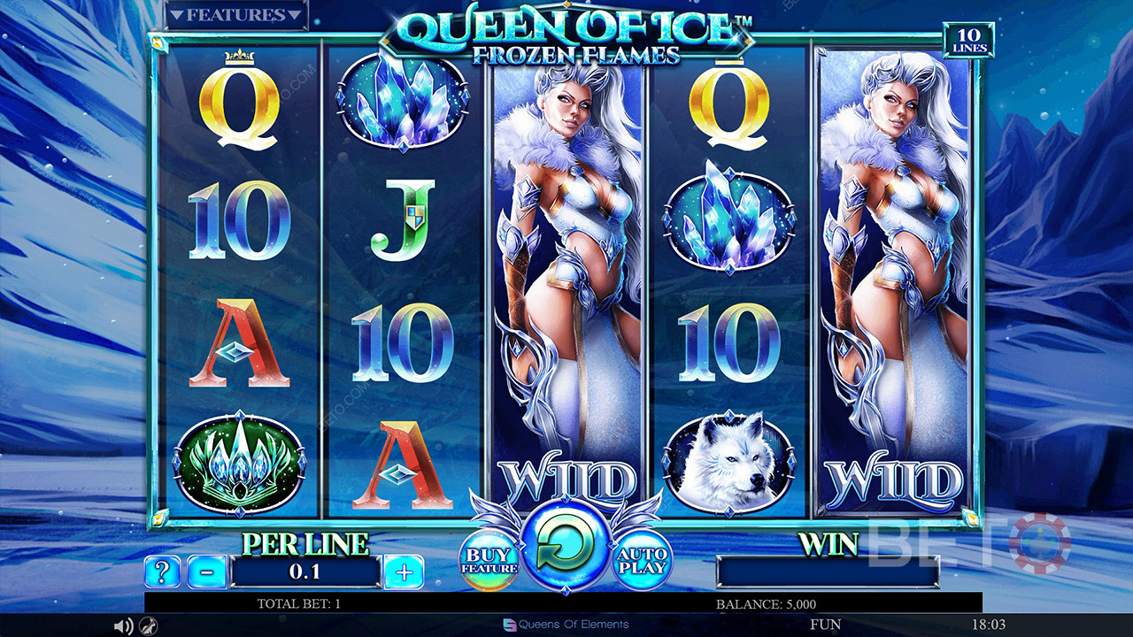 Queen of Ice Frozen Flames  Jogo Grátis