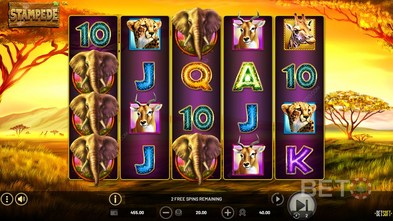 Stampede (Betsoft)  Jogo Grátis